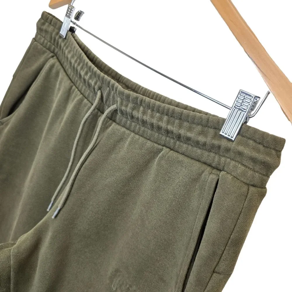 PUMA Men's Fleece Jogger Forest Green Sz L